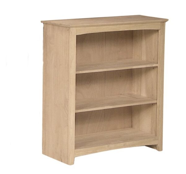 84"H SHAKER BOOKCASE - LEFT SIDE FLUSH (RTA)